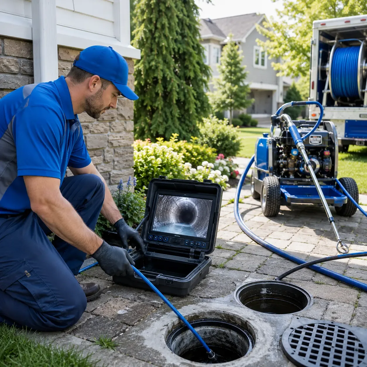 Outdoor drain cleaning professionals serving Essex, IA